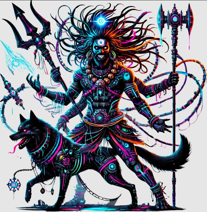 Cyberpunk Warrior Full Sleeves T-Shirt
