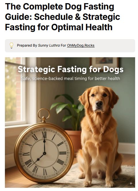 Dog Fasting Made Simple: A Safe Step-by-Step Guide for Better Health
