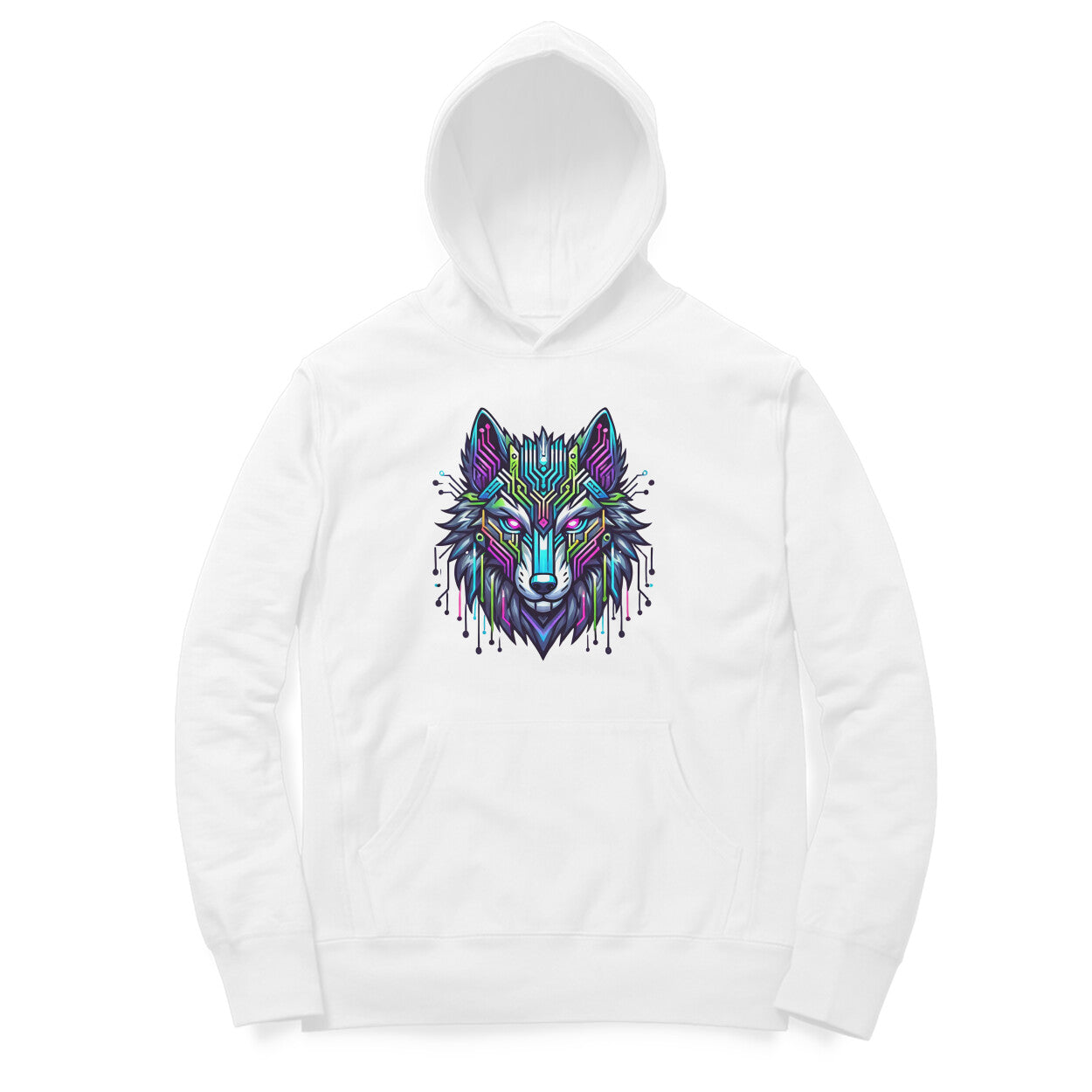 The Wolf Within Cyberpunk Hoodie